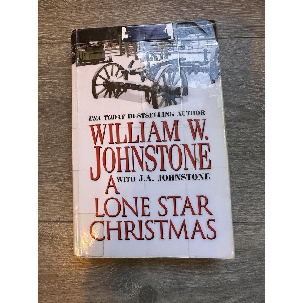 A Lone Star Christmas William W & JA Johnstone HC Western Fiction Dust Jacket